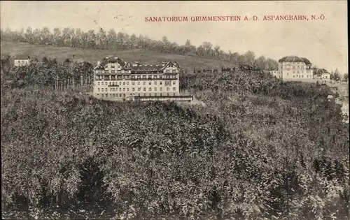 Ak Grimmenstein in Niederösterreich, Sanatorium