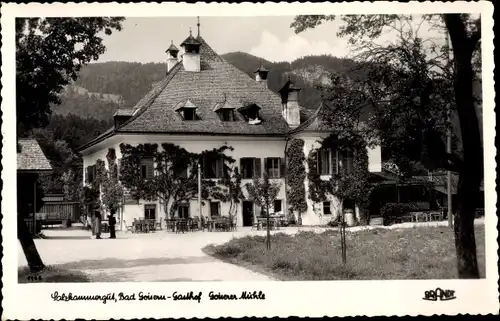 Ak Bad Goisern am Hallstättersee Oberösterreich, Gasthof Scherer Mühle
