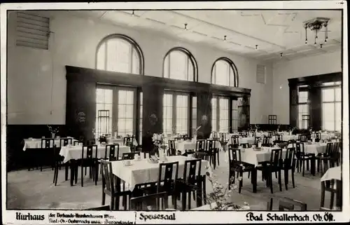 Ak Bad Schallerbach in Oberösterreich, Kurhaus, Speisesaal