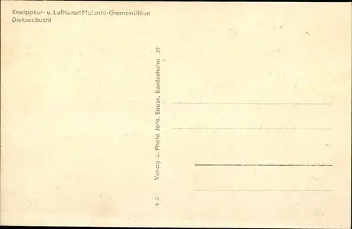 Ak Gremsmühlen Malente in Ostholstein, Diekseebucht