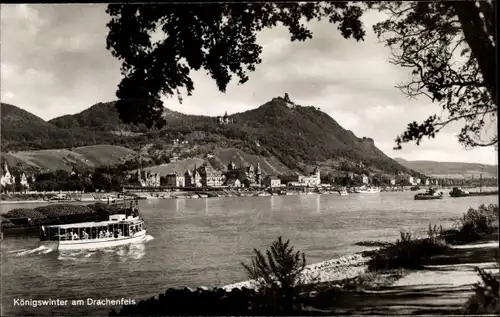 Ak Königswinter am Rhein, Drachenfels