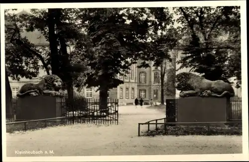 Ak Kleinheubach a. Main, Eingang Schloß Löwenstein