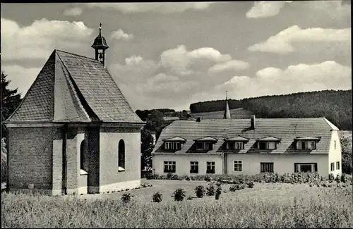 Ak Dietershausen Künzell, Müttererholungsheim, Schönstattkapelle