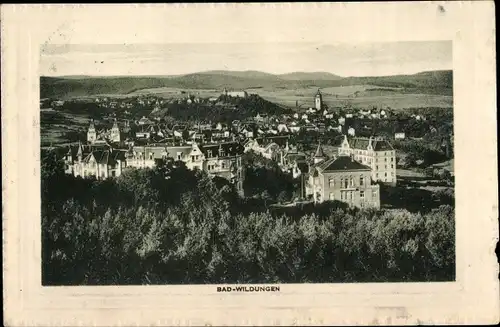 Ak Bad Wildungen in Nordhessen, Panorama