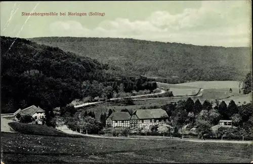 Ak Moringen im Solling Niedersachsen, Stennebergsmühle, Panorama