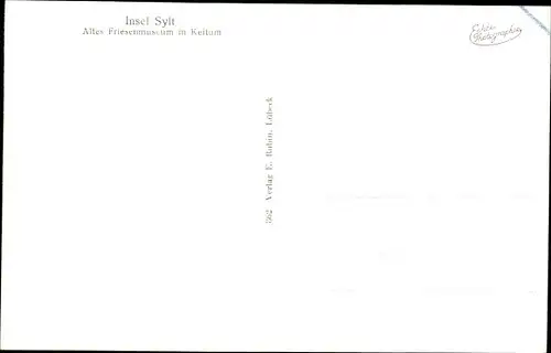 Ak Keitum auf Sylt, Altes Friesenmuseum