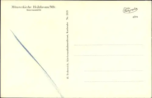 Ak Heilsbronn in Mittelfranken, Münsterkirche, Innen
