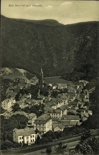 Ak Bad Bertrich an der Mosel Eifel, Panorama, Westen