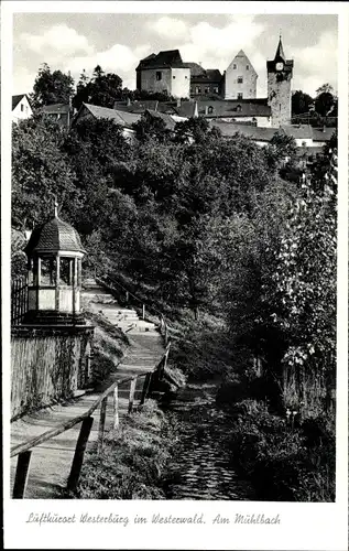 Ak Westerburg im Westerwald, Mühlbach