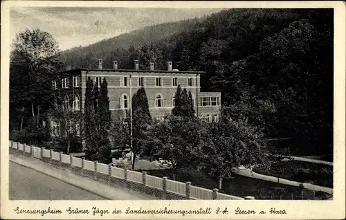 Ak Seesen in Niedersachsen, Genesungsheim Grüner Jäger der LVA