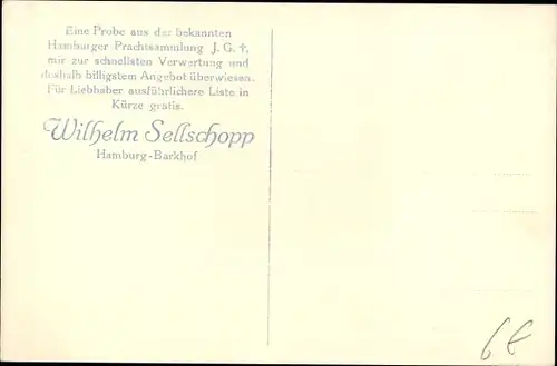 Briefmarken Ak Grüße von der Mophila, Prachtsammlung J. G.