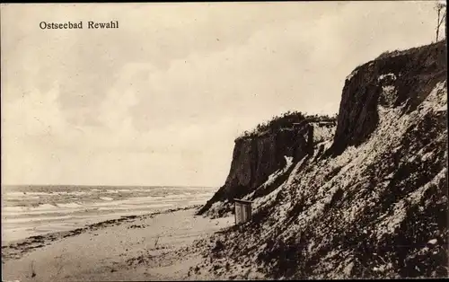 Ak Rewal Rewahl Pommern, Strandpartie