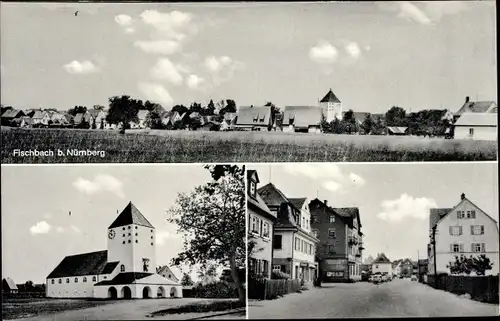 Ak Fischbach Nürnberg in Mittelfranken, Ortsansichten, Kirche