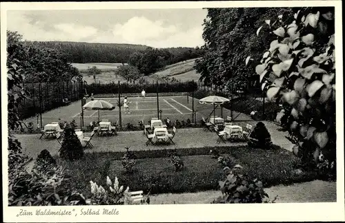 Ak Melle in Niedersachsen, Sommerfrische zum Waldmeister, Tennisplatz