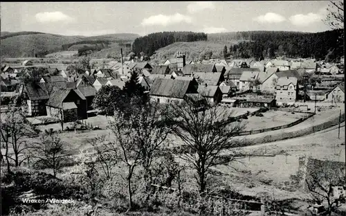 Ak Wrexen Diemelstadt Waldeck Hessen, Gesamtansicht