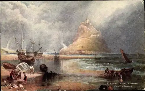 Künstler Ak Turner, Cornwall England, St. Michael's Mount