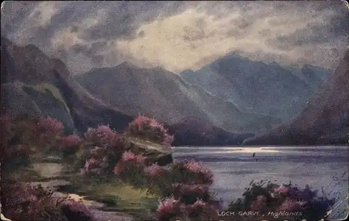 Künstler Ak Schottland, Loch Garve, Highlands