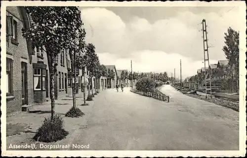 Ak Assendelft Nordholland Niederlande, Dorpsstraat Noord