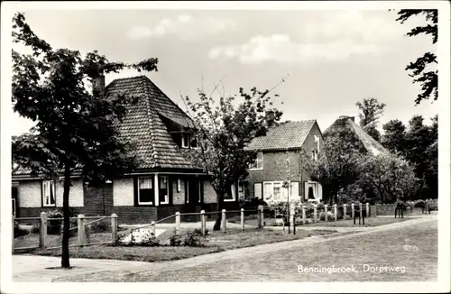 Ak Benningbroek Nordholland Niederlande, Dorpsweg