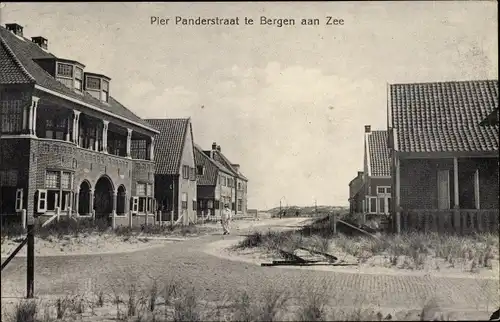 Ak Bergen aan Zee Nordholland Niederlande, Pier Panderstraat