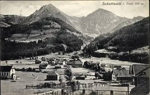 Ak Schattwald in Tirol, Panorama