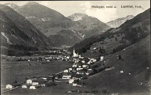 Ak Holzgau in Tirol, Ort im Lechtal