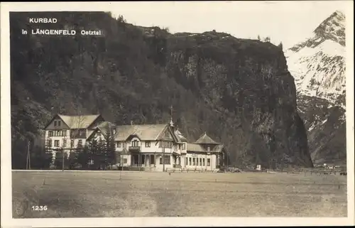 Ak Längenfeld Tirol Österreich, Blick zum Kurbad