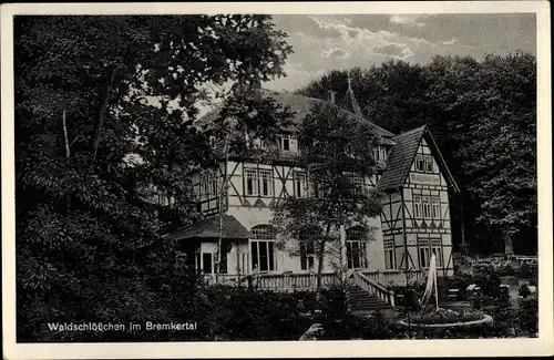 Ak Bremke Gleichen Landkreis Göttingen, Waldschlösschen im Bremkertal