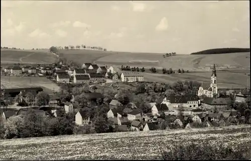 Ak Sehma Sehmatal im Erzgebirge, Totalansicht