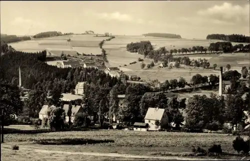 Ak Thermalbad Wiesenbad im Erzgebirge, Gesamtansicht