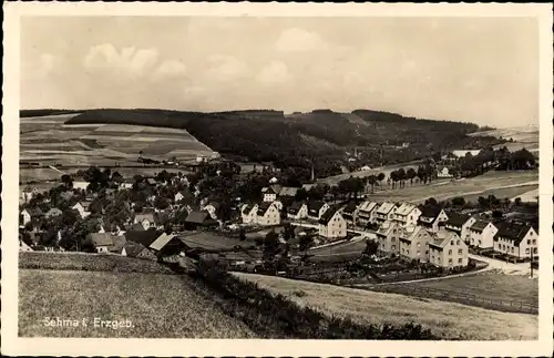 Ak Sehma Sehmatal im Erzgebirge, Gesamtansicht