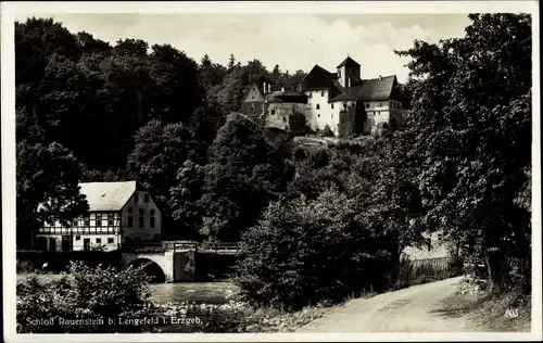 Ak Rauenstein Pockau Lengefeld im Erzgebirge Sachsen, Schloss