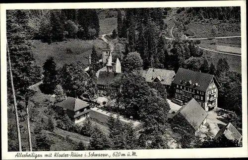 Ak Oppenau im Schwarzwald, Klosterruine Allerheiligen