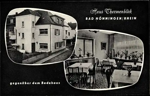 Ak Bad Hönningen am Rhein, Fremdenheim Haus Thermenblick