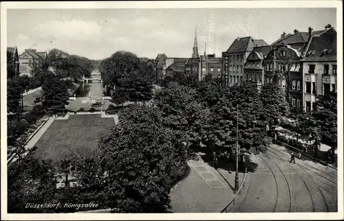 Ak Düsseldorf am Rhein, Königsallee