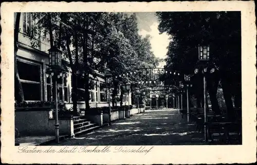 Ak Düsseldorf am Rhein, Garten der städtischen Tonhalle