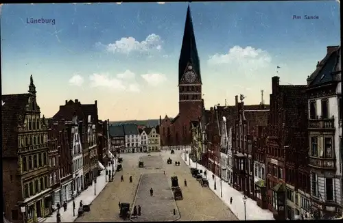 Ak Lüneburg Niedersachsen, Am Sande, Kirche