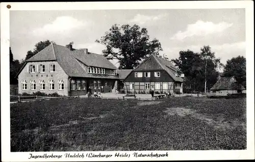 Ak Undeloh in der Lüneburger Heide, Jugendherberge, Naturschutzpark