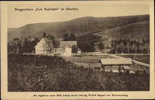 Ak Zellerfeld im Oberharz, Berggasthaus Zum Auerhahn