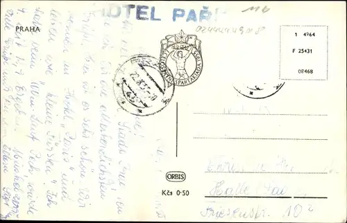 Ak Praha Prag Tschechien, Teilansicht