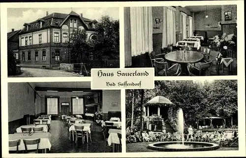 Ak Bad Sassendorf in Westfalen, Haus Sauerland, Inh. Emma Hesse