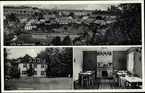 Ak Hollerbach Buchen im Odenwald Baden, Gesamtansicht, Villa Hollerhaus