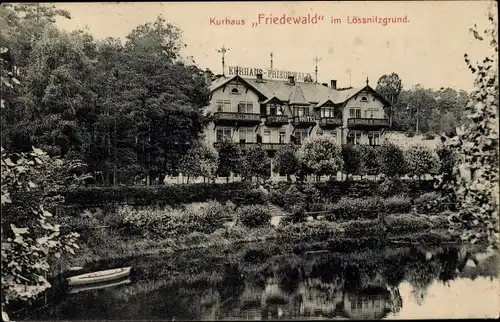 Ak Lößnitz Radebeul Sachsen, Lößnitzgrund, Kurhaus Friedewald