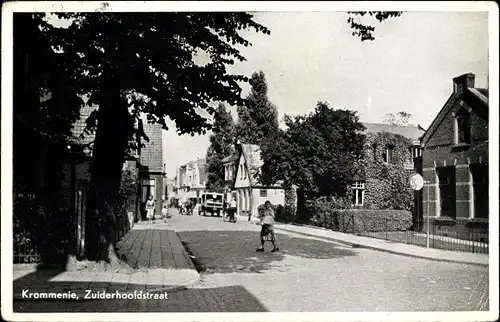 Ak Krommenie Zaanstad Nordholland Niederlande, Zuiderhoofdstraat