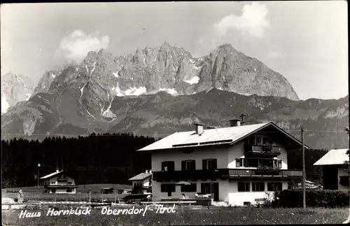 Foto Ak Oberndorf Tirol, Haus Hornblick