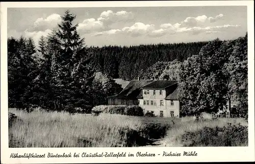 Ak Buntenbock Clausthal Zellerfeld im Oberharz, Pixhaier Mühle