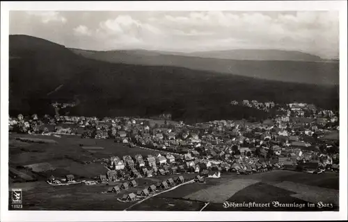 Ak Braunlage im Oberharz, Fliegeraufnahme