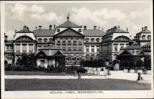 Ak Bad Arolsen in Hessen, Fürstl. Residenzschloss