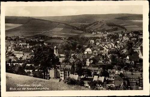 Ak Olbernhau im Erzgebirge, Panorama