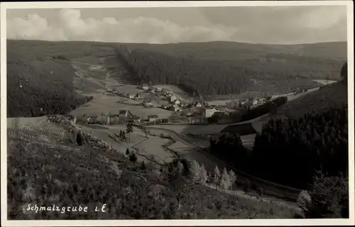 Foto Ak Schmalzgrube Jöhstadt im Erzgebirge Sachsen, Panorama